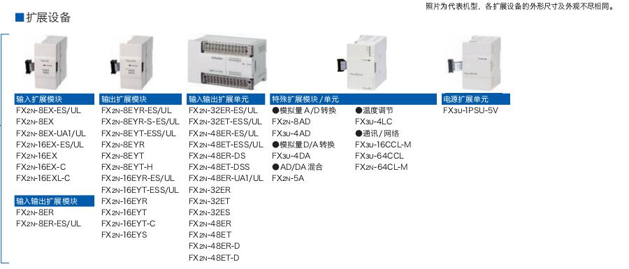 FX3GE系列可编程控制器