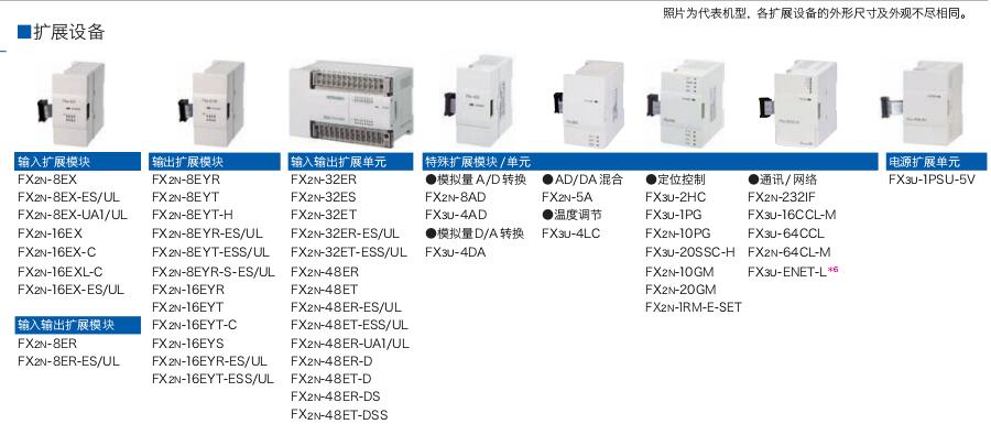 FX3U系列可编程控制器